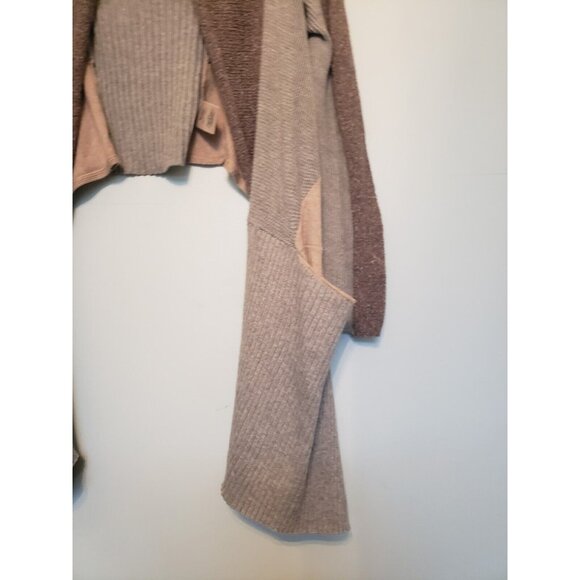 Sparrow Womens S Cardigan Open Front Cropped Back Anthropologie Waterfall Gray - Picture 3 of 6